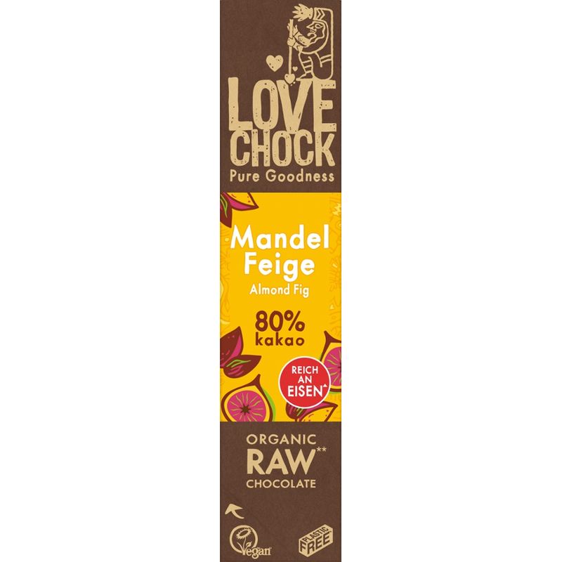 Lovechock B.V. LOV barre Amande Figue 80 % - Produktbild