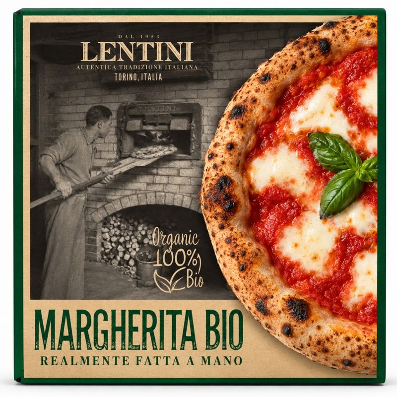 Lentini Pizza Margherita Bio - Produktbild