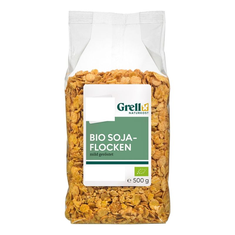 Grell Naturkost Sojaflocken mild geröstet - Produktbild