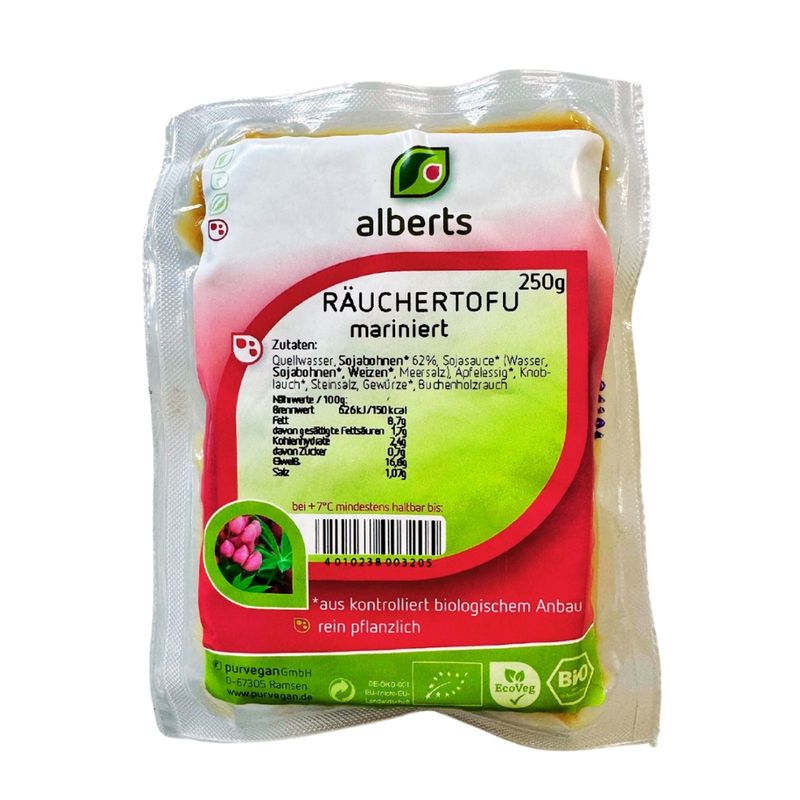 Alberts Räuchertofu mariniert - Produktbild