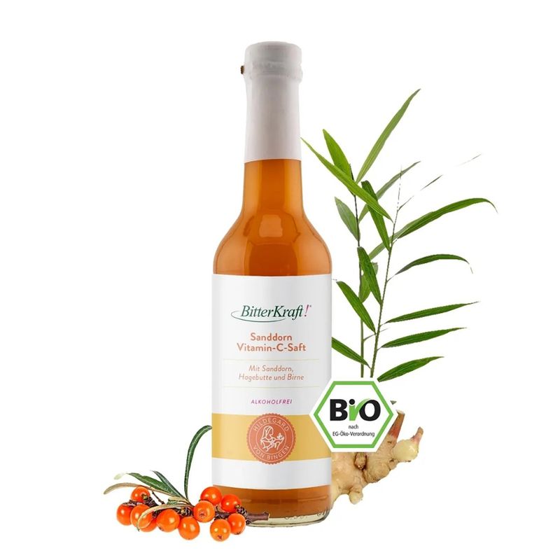 Bitterkraft BitterKraft!®Original Sanddorn Vitamin-C-Saft (BIO) 350ml - Produktbild