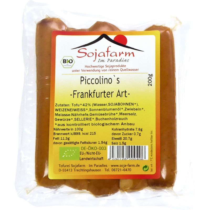 Sojafarm Piccolino's -Frankfurter Art- - Produktbild