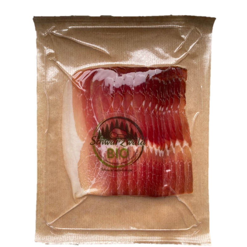 Metzgerei Reichenbach Bio Schwarzwälder Schinken 80 g - Produktbild
