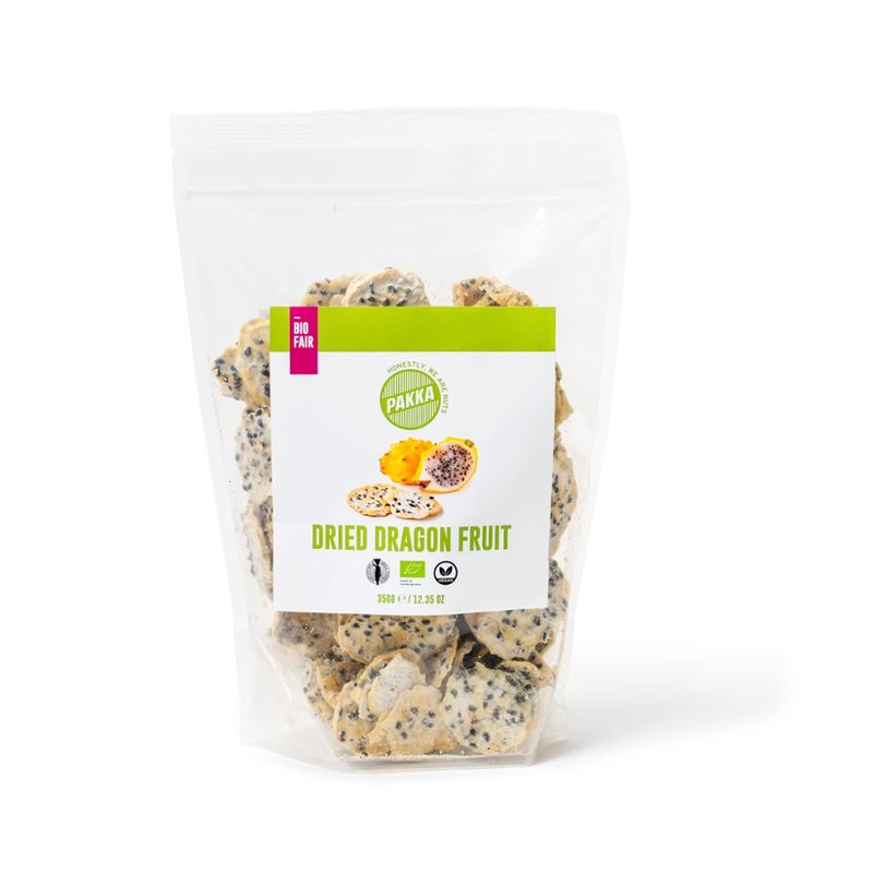 Pakka Drachenfrucht getrocknet, Bio, 350g - Produktbild