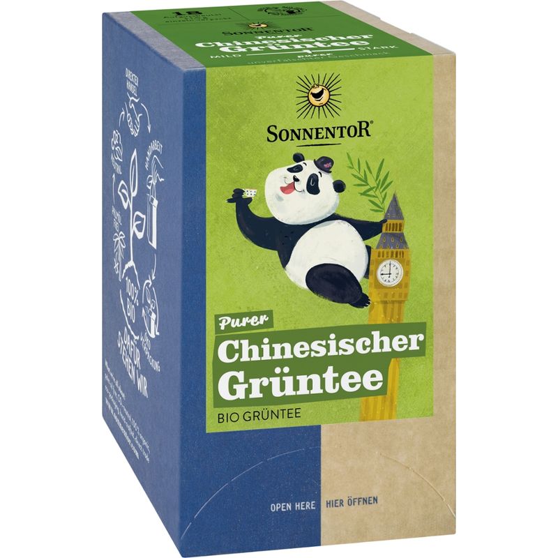 Sonnentor Purer Chinesischer Grüntee, Doppelkammerbeutel - Produktbild