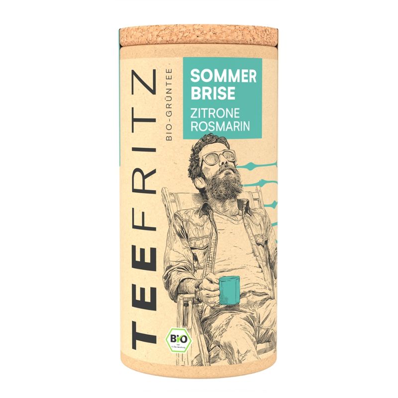 Biolotta TeeFritz Sommerbrise - Bio Grüntee mit Zitrone-Rosmarin - Produktbild