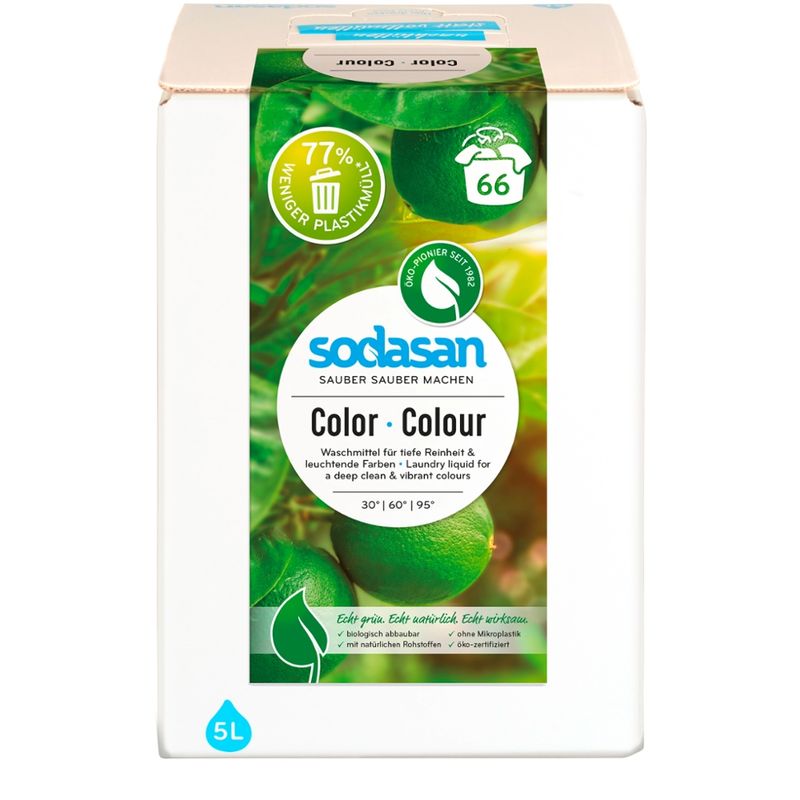 sodasan Colour Laundry Liquid Lime 5l BiB - Produktbild