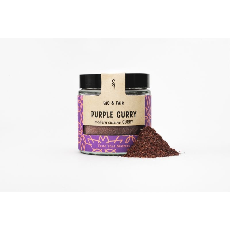 SoulSpice Purple Curry Bio 120 ml Glas 60g - Produktbild
