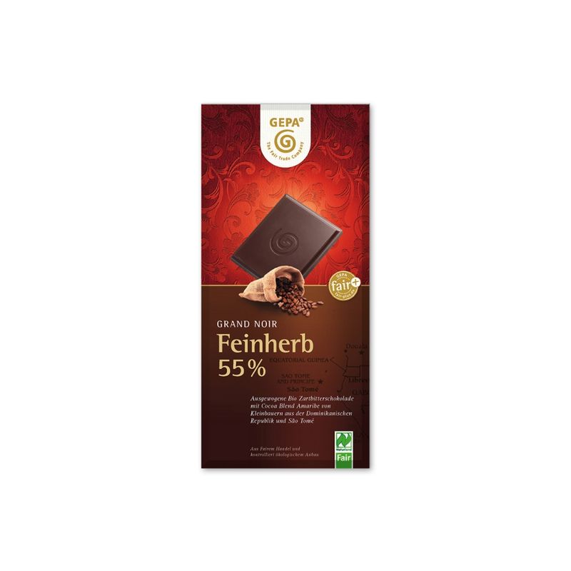 GEPA - The Fair Trade Company Feinherb 55% - Produktbild