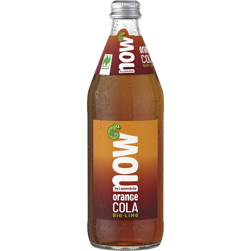 now now Bio Limo Orange Cola 0,5l - Produktbild