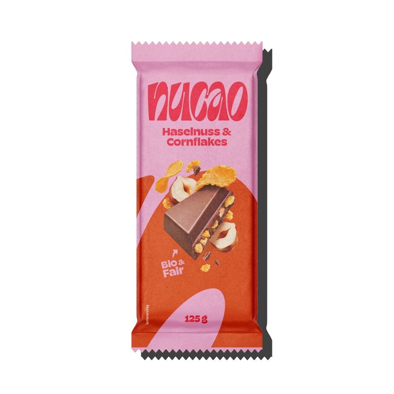 nucao nucao Tafelschokolade Haselnuss & Cornflakes - Produktbild