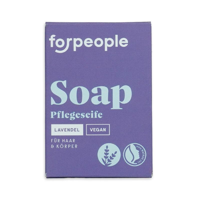 forpeople Seife Lavendel - mit pflegendem Aloe Vera - Produktbild