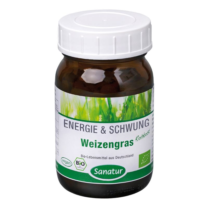 Sanatur Weizengras Pulver, Bio - Produktbild