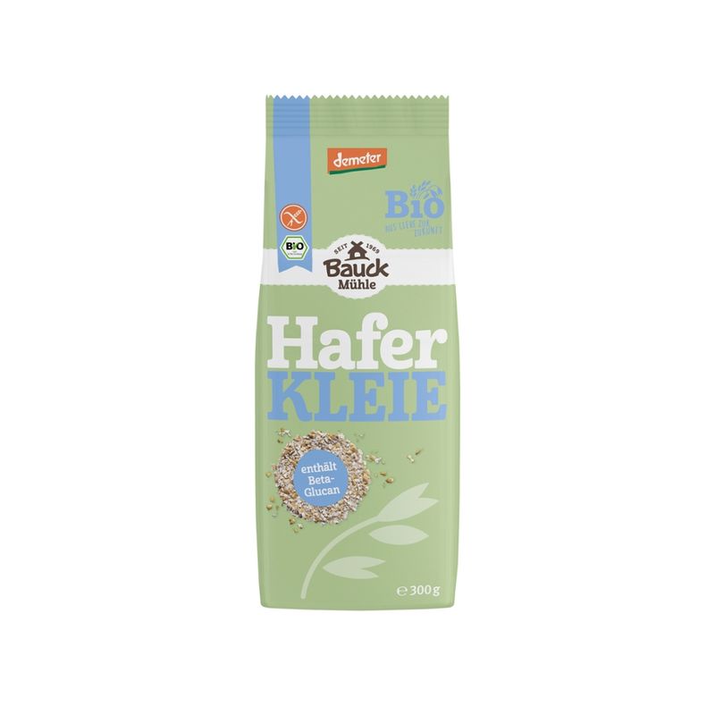 Bauck Mühle Haferkleie glutenfrei Demeter - Produktbild