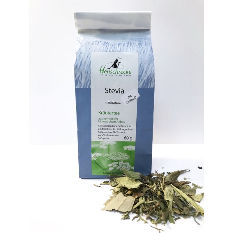 Heuschrecke Stevia-Zimtblatt Kräuterteemischung, kbA - Produktbild