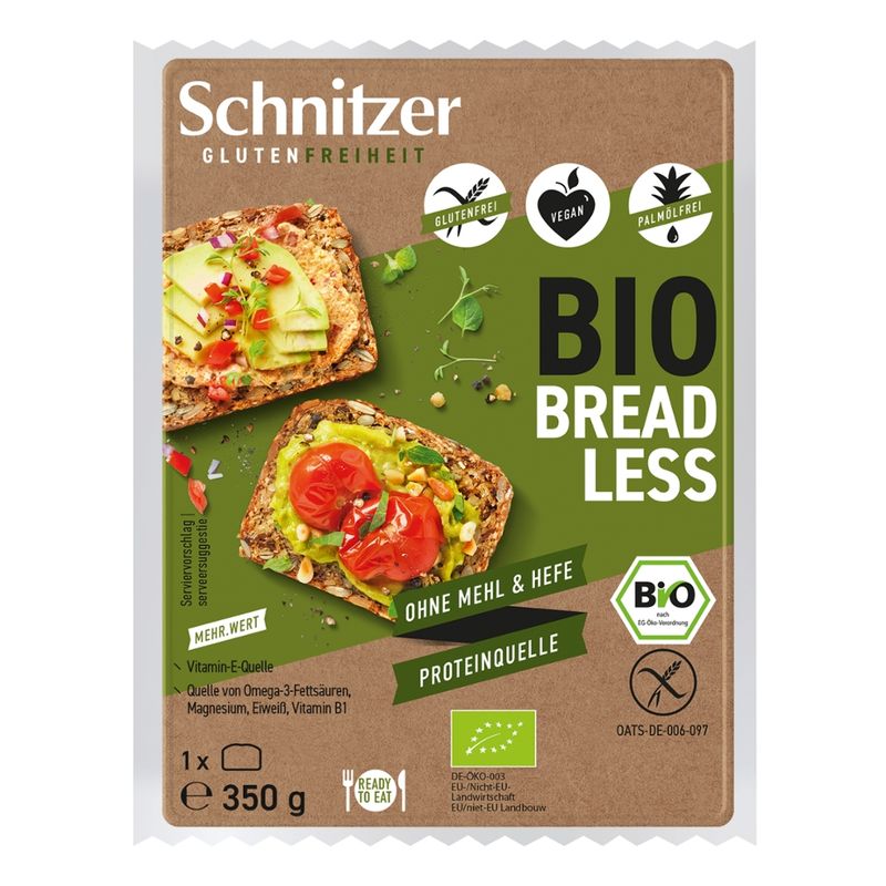 Schnitzer GLUTENFREIHEIT Bio Bread Less - Produktbild