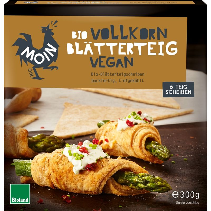 Moin Bio Backwaren Bio Vollkorn Blätterteig - Produktbild