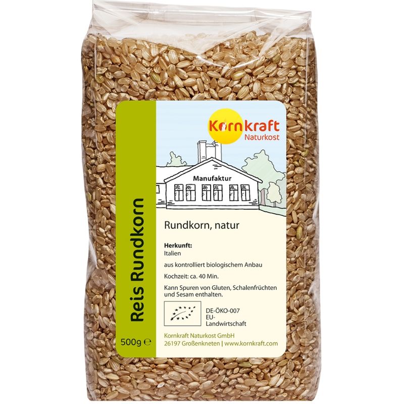 Kornkraft Reis, rund - Produktbild