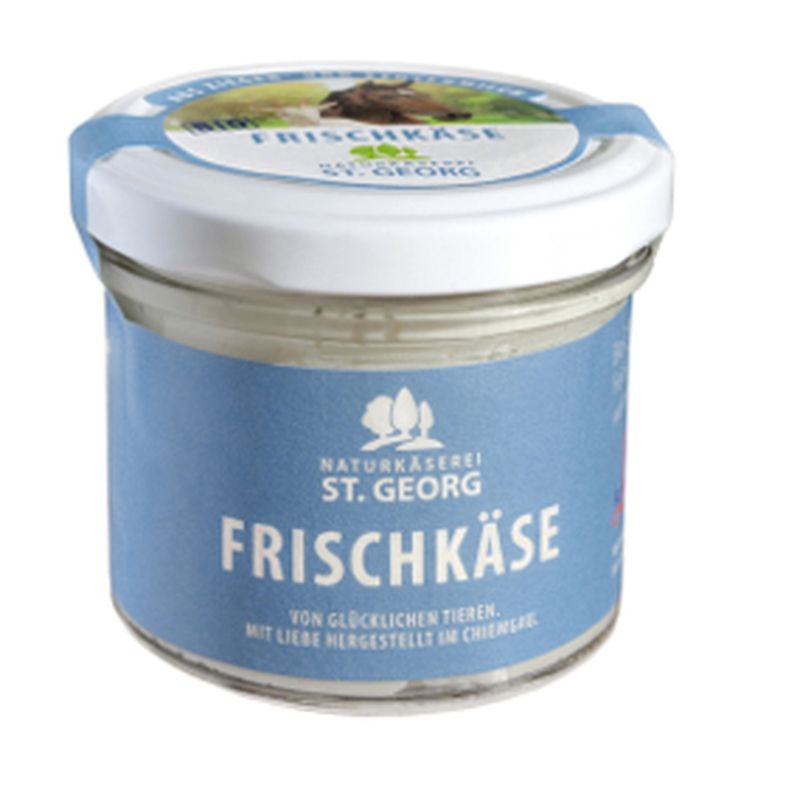 St. Georg Naturkäserei Bio-Frischkäse Natur aus Ziegen- und Stutenmilch - Produktbild
