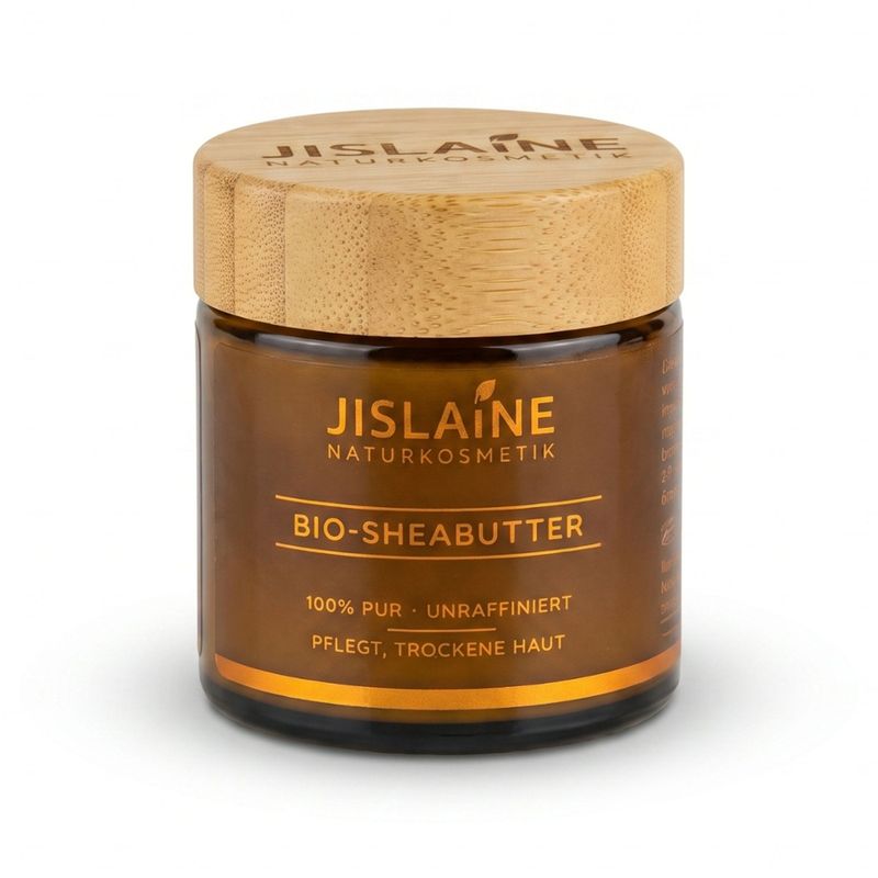 Jislaine Naturkosmetik Bio-Sheabutter - unraffiniert, 100g - Produktbild