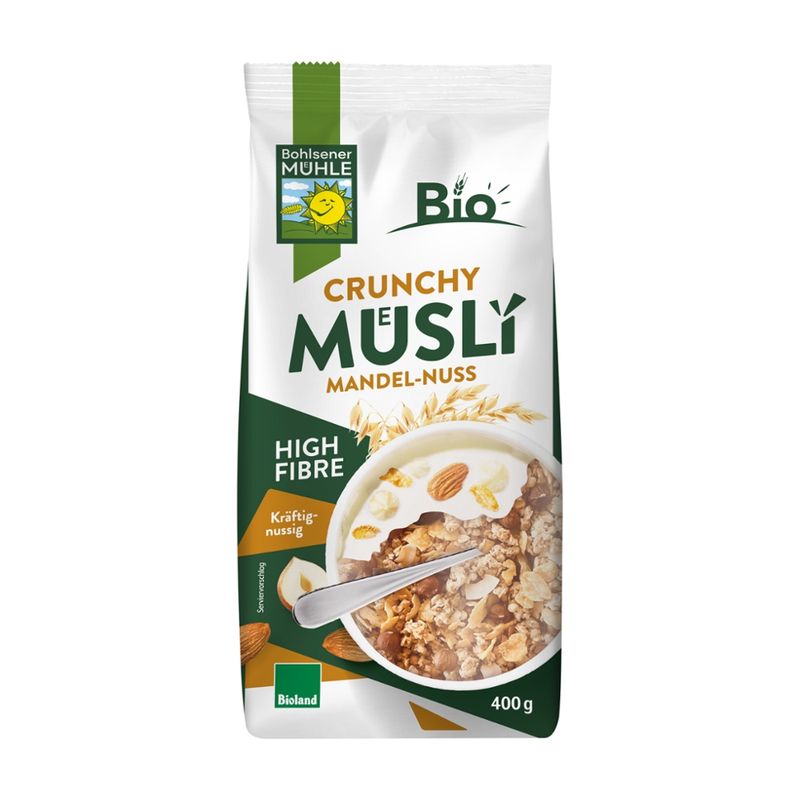 Bohlsener Mühle Crunchy Müsli Mandel-Nuss - Produktbild