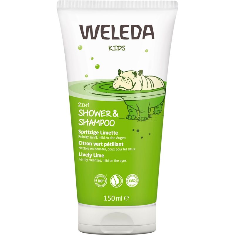 Weleda WELEDA Kids 2in1 Shower & Shampoo Spritzige Limette - Produktbild
