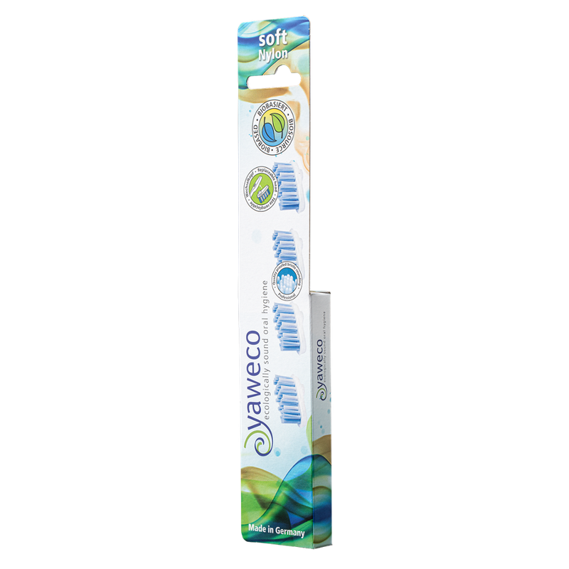 yaweco yaweco Nachfüllpackung 4 Ersatzköpfe soft für yaweco Wechselkopfzahnbürste I und II - Produktbild