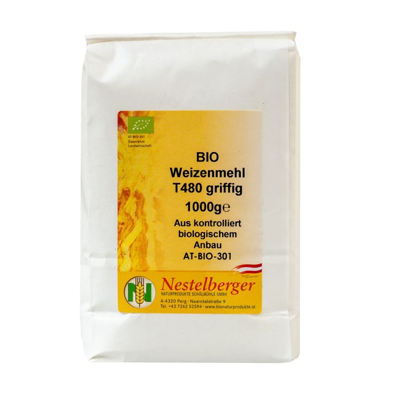 Nestelberger Bio WM T480 griffig 1kg - Produktbild