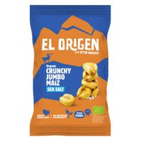 el origen Bio Crunchy Jumbo Maíz Sea Salt, 80g - Produktbild