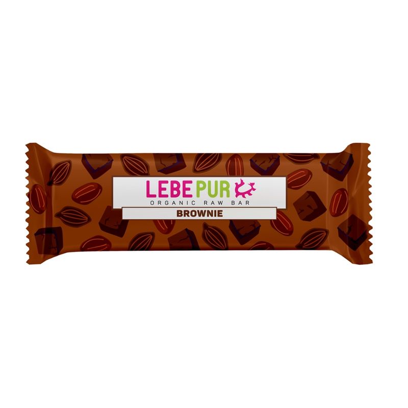 Lebepur Lebepur Brownie Bio-Rohkostriegel 50g - Produktbild