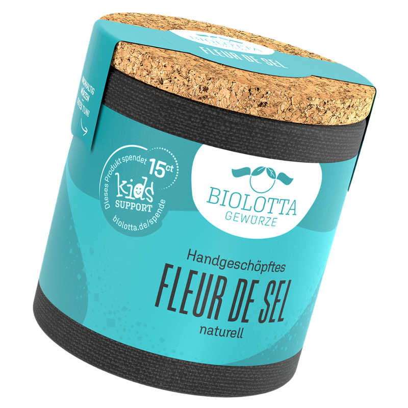Biolotta Biolotta Korkdose Fleur de Sel naturell - Produktbild