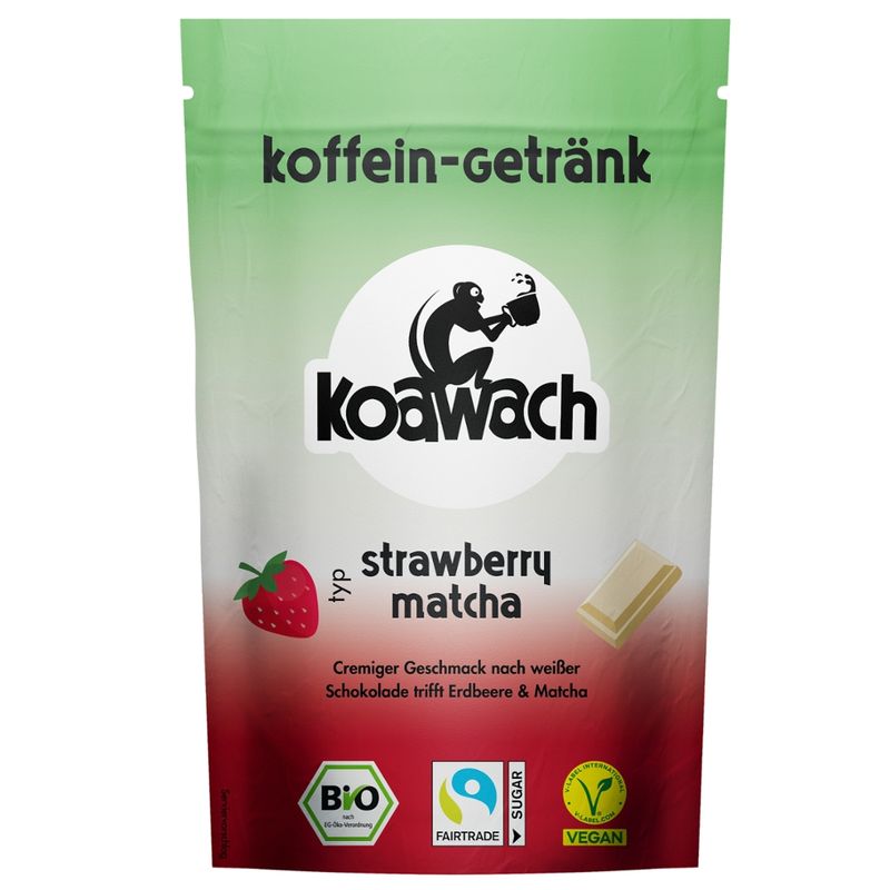 koawach koawach Typ Weisse Schoko Matcha Strawberry 100g - Produktbild