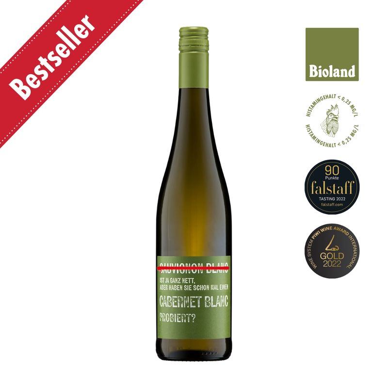 Weingut Galler - Ihr Bioweingut Galler Piwi Cabernet blanc trocken, vegan, histamingecheckt - Produktbild