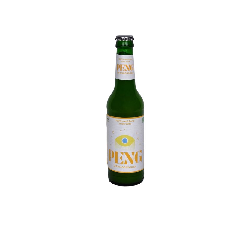 PENG PENG Bio-Orangensoda 330ml Mehrwegflasche - Produktbild