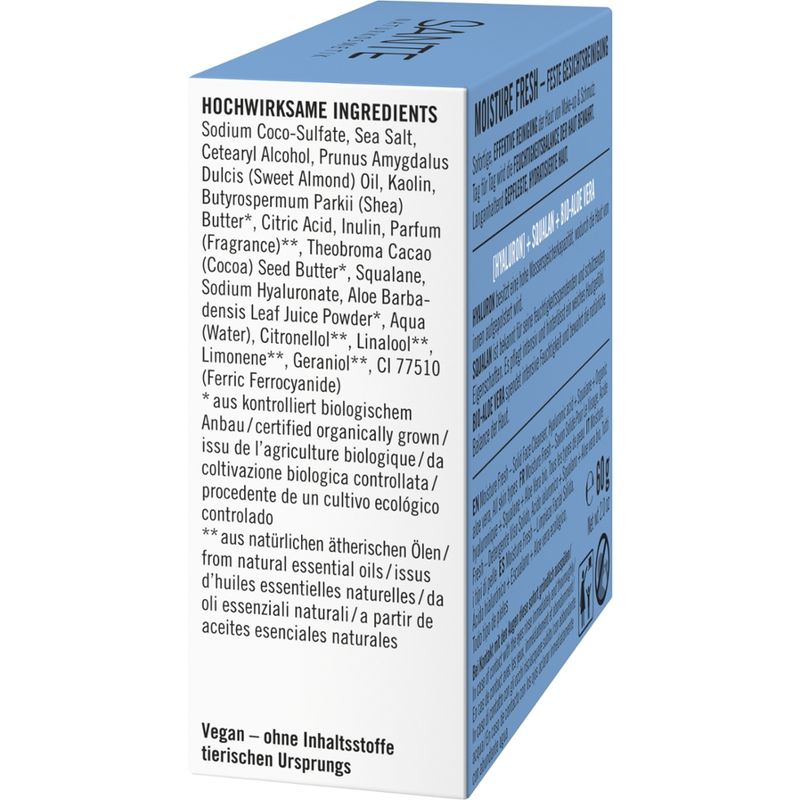 Sante Moisture Fresh Feste Gesichtsreinigung mit Hyaluron, Squalan & Bio-Aloe Vera - Produktbild