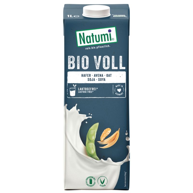 Natumi Bio Voll Hafer + Soya 1L - Produktbild