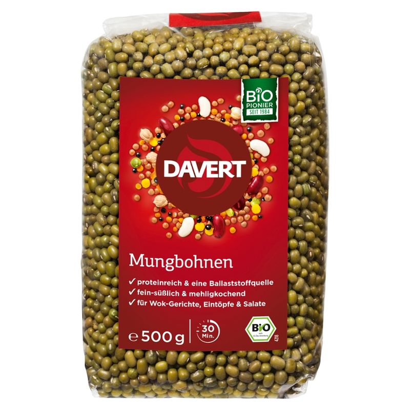 Davert Mungbohnen 500g - Produktbild