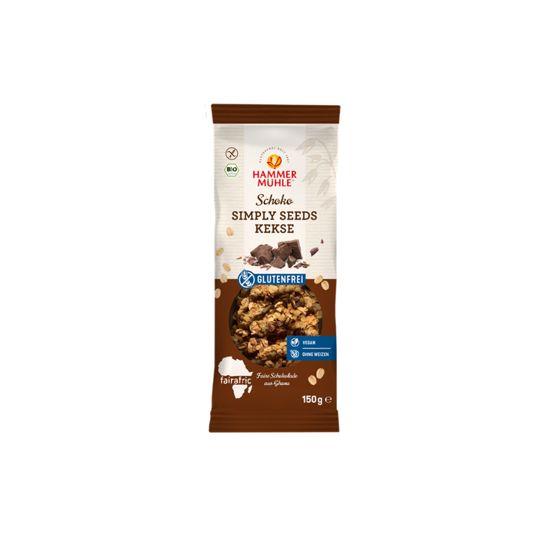 Hammermühle Organic Simply Seeds Cookies Chocolate - Produktbild