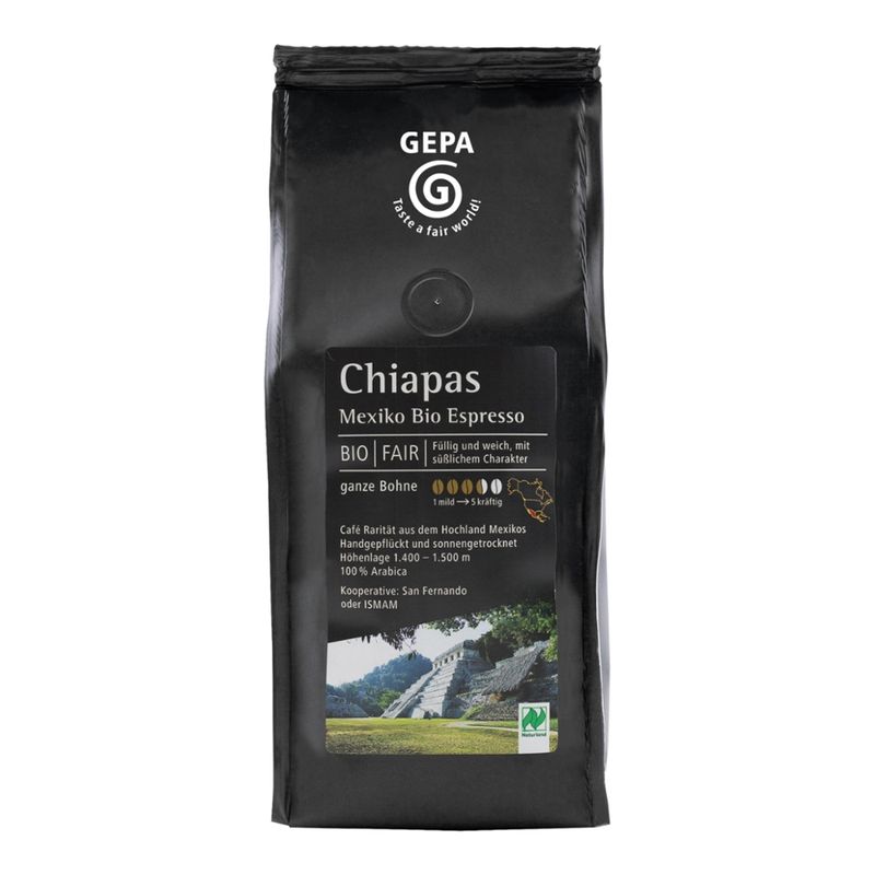 GEPA - The Fair Trade Company Mexiko Bio Espresso Chiapas - Produktbild