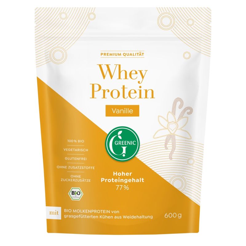 Greenic Whey Protein Mischung Vanille - Produktbild
