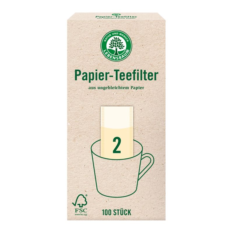 LEBENSBAUM Teefilter Gr. 2 - Produktbild