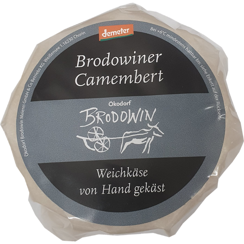 Ökodorf Brodowin Demeter Brodowiner Camembert 200g - Produktbild