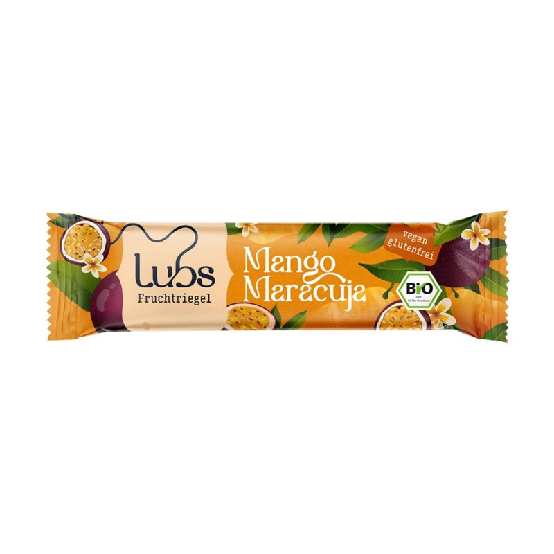 Lubs Mango Maracuja Fruchtriegel, Bio - Produktbild