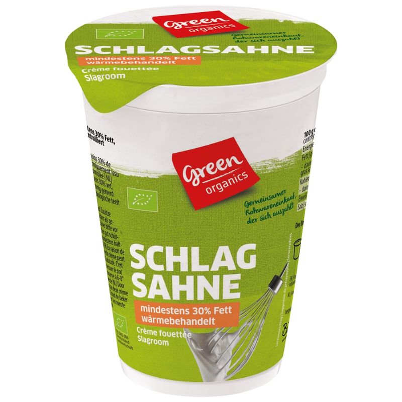greenorganics greenorganics Schlagsahne 30% Fett - Produktbild