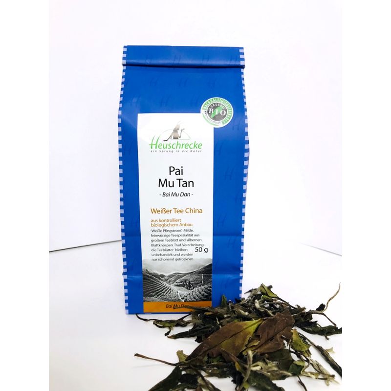 Heuschrecke Pai Mu Tan, Weißer Tee China, kbA - Produktbild