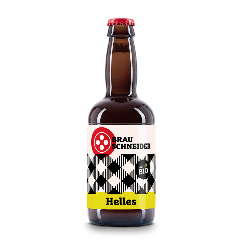 BrauSchneider Helles Bio Flasche 0,33l - Produktbild