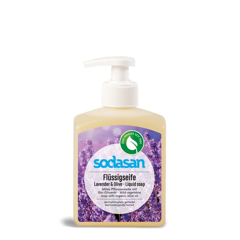 sodasan Liquid Soap Lavender & Olive - Produktbild