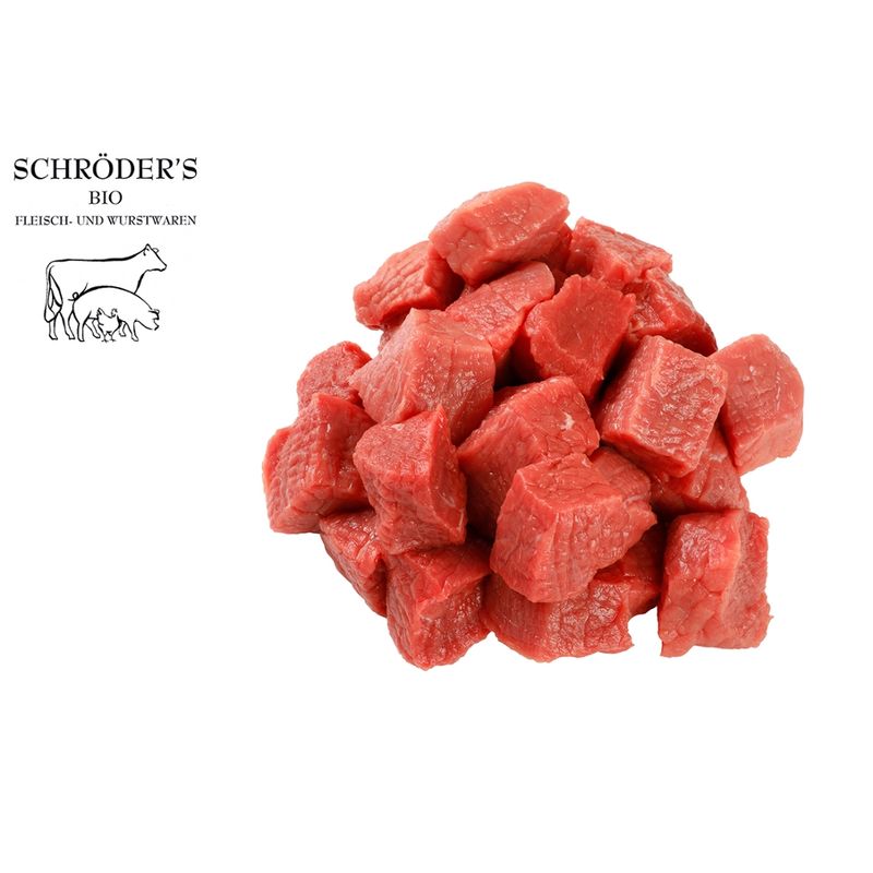 Schröder's Bio Fleisch- und Wurstwaren Rindergulasch ca. 300 g TK - Produktbild