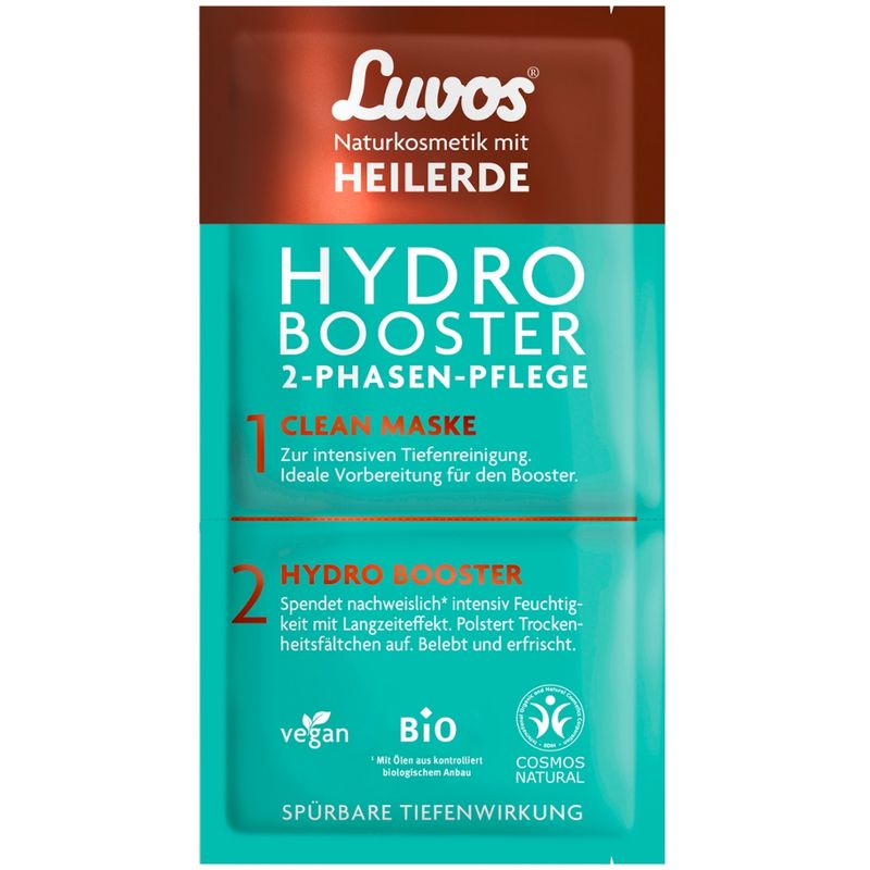 Luvos Naturkosmetik mit Heilerde  Luvos-Heilerde Hydro Booster mit Clean Maske 2-Phasen-Pflege - Produktbild