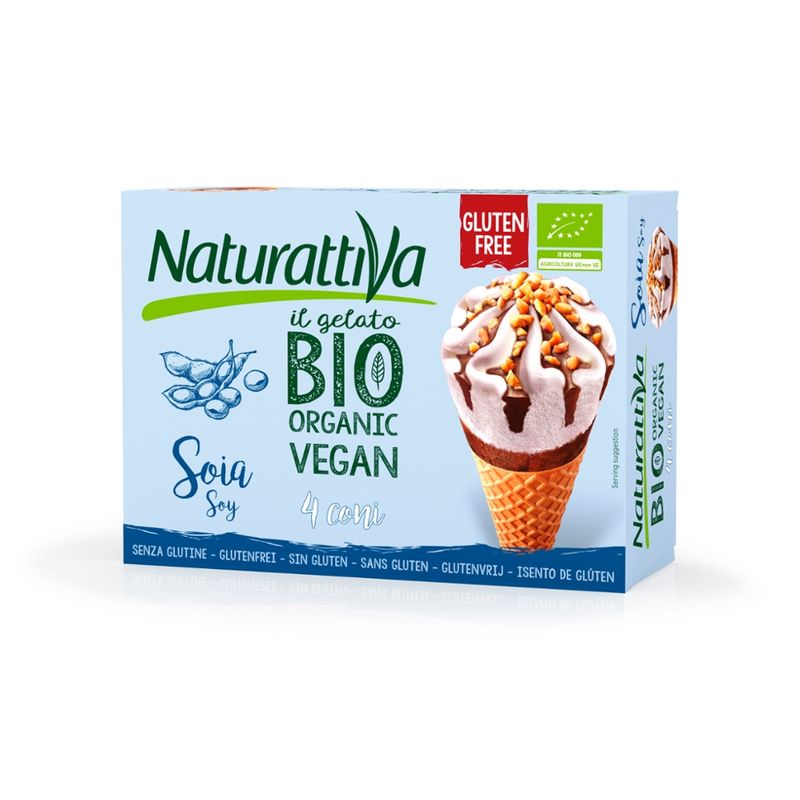 Naturattiva Naturattiva Bio-Eis im Hörnchen auf Sojabasis - Produktbild